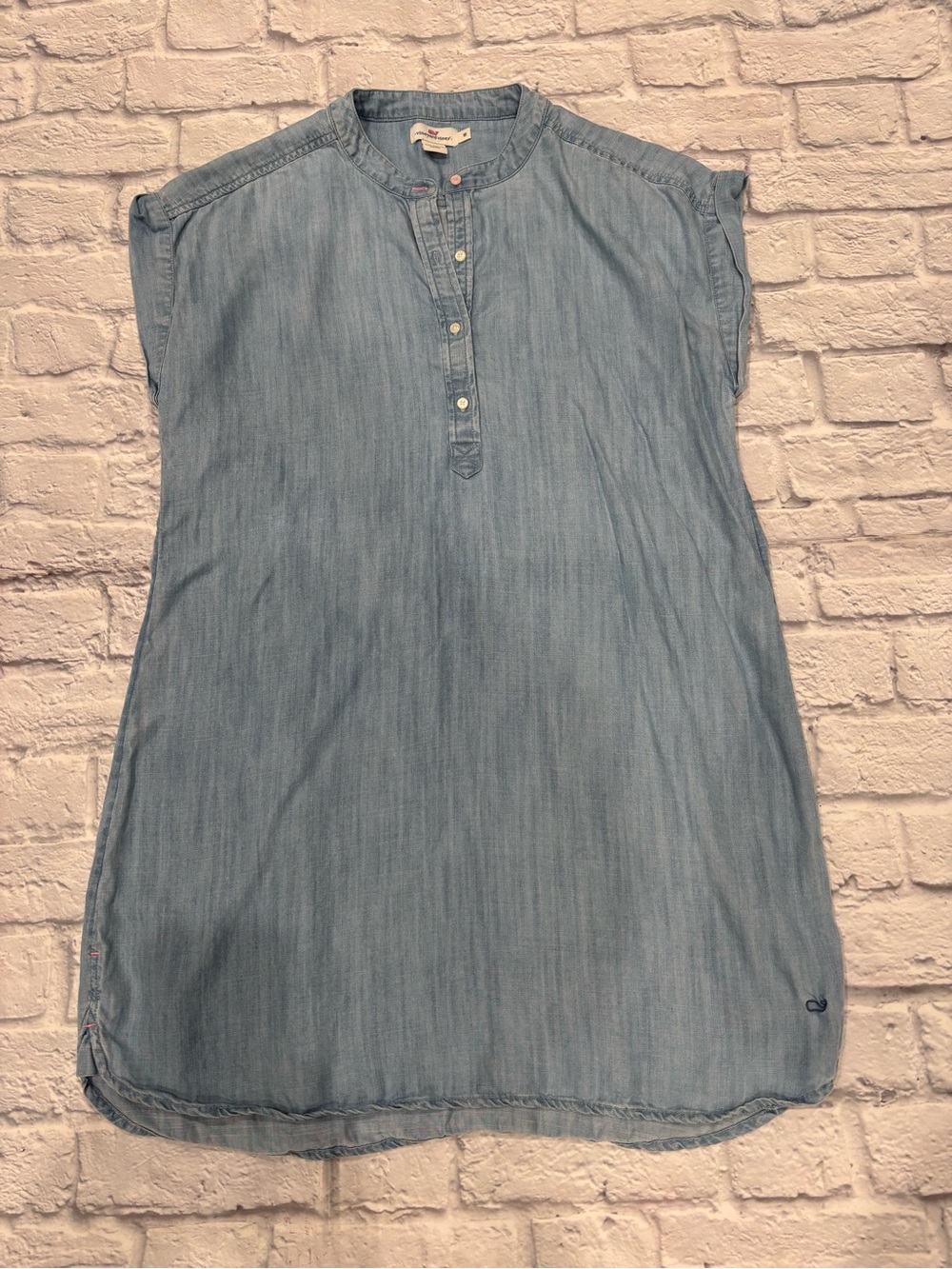 Vineyard Vines Chambray Light Blue Mini Dress